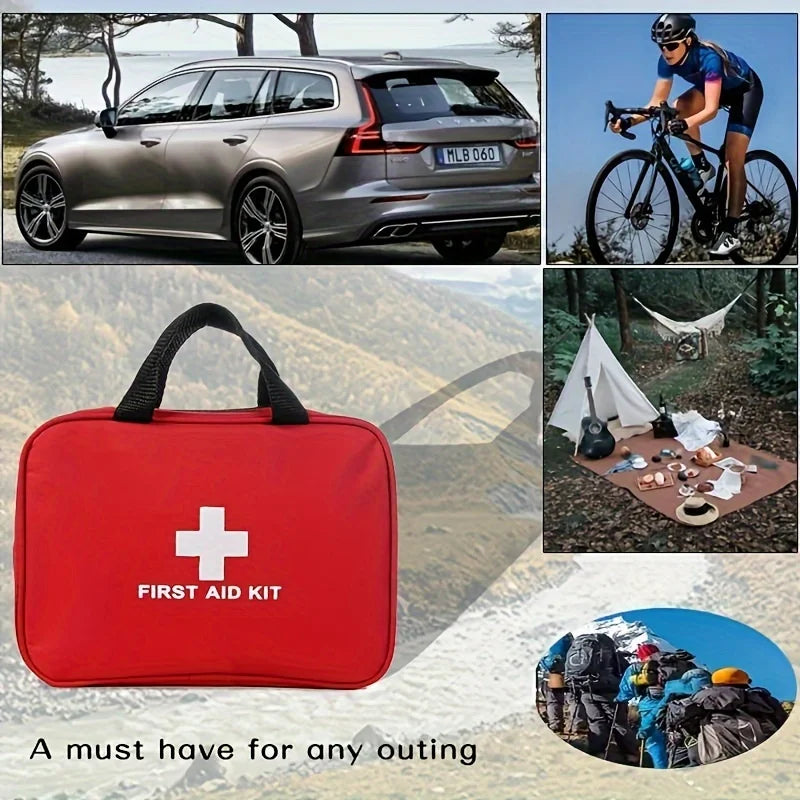 Multi purpose first aid kit suitable for outdoor activities and emergency situations, portable first aid kit, first aid