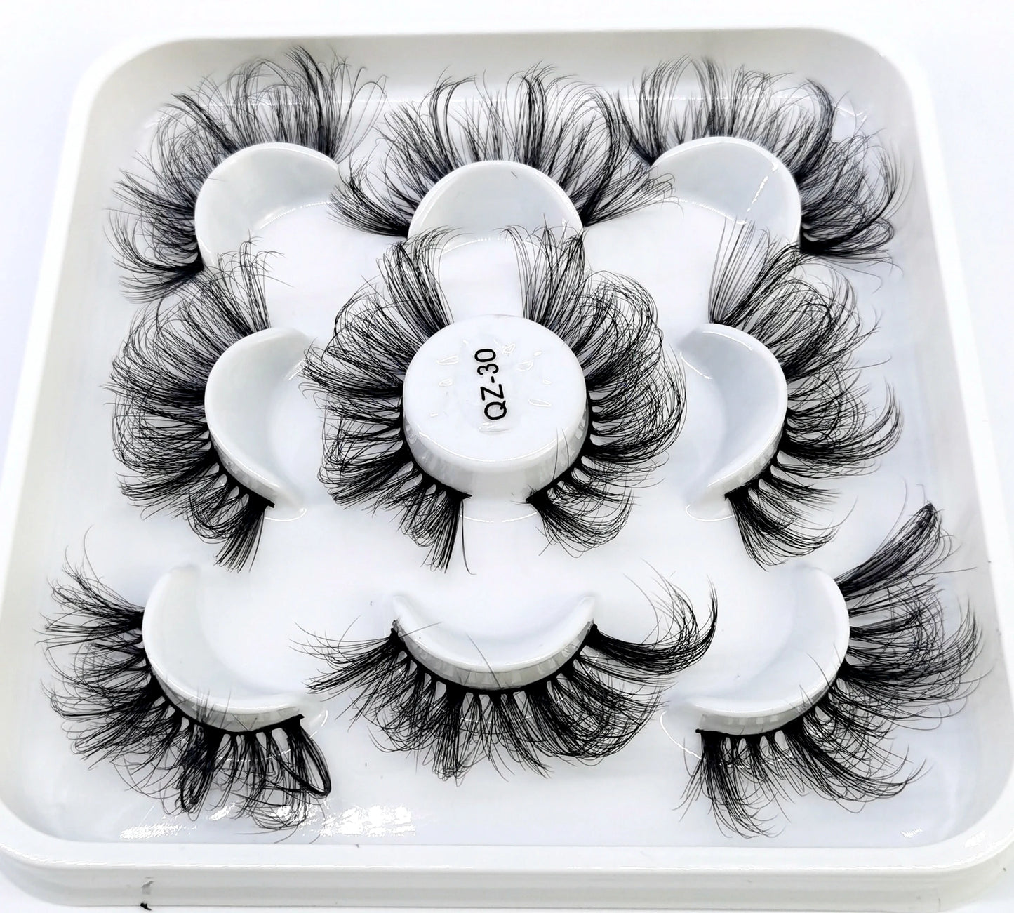 5 Pairs 25 mm 3d Mink Lashes Bulk Faux with Custom Box Wispy Natural Mink Lashes Pack Short Wholesales Natural