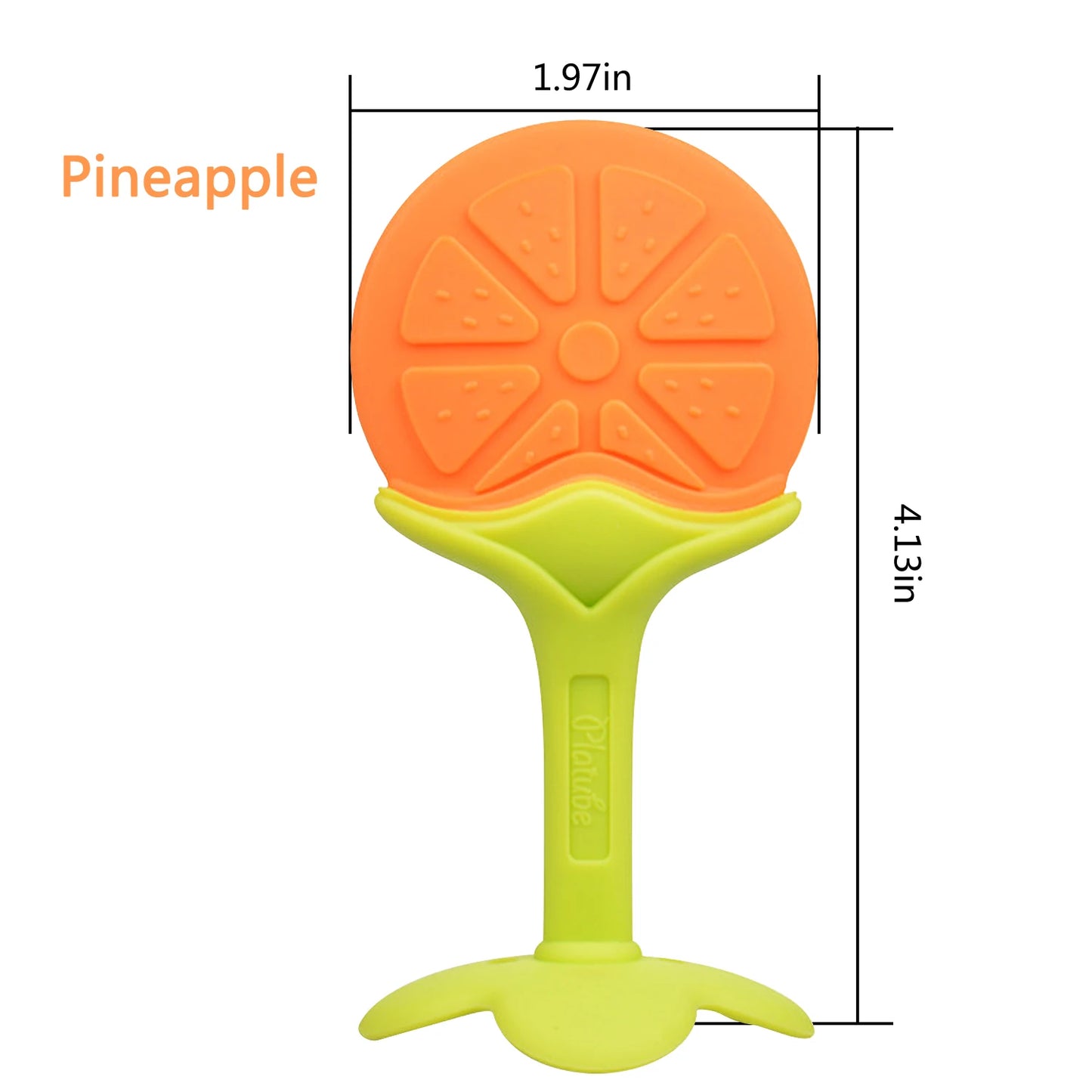 Baby Food Grade Silicone PP Training Nipple with Pig Handle – Pacifier Feeder for Milk & Fresh Fruit Nibbler
