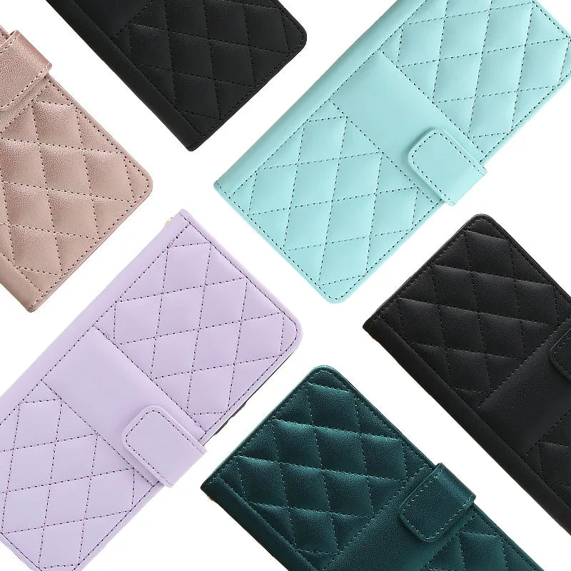 Luxury Leather Wallet Case for Samsung Galaxy (Various Models)