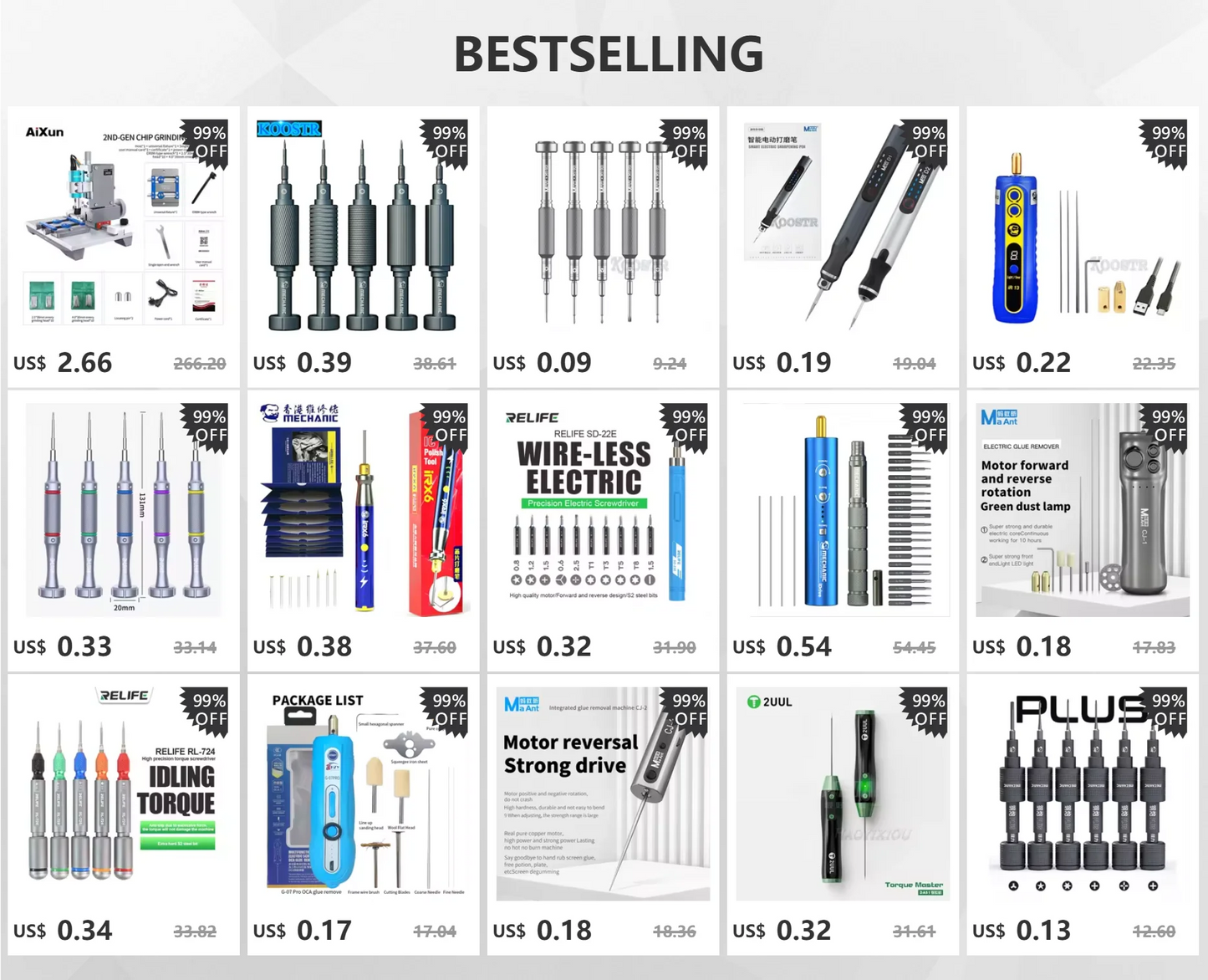 MaAnt D2 Intelligent Charging Grinding Pen Polishing Grinding Tools Set Grinder Engraving Pen for Phone CPU IC Polishing Cutting