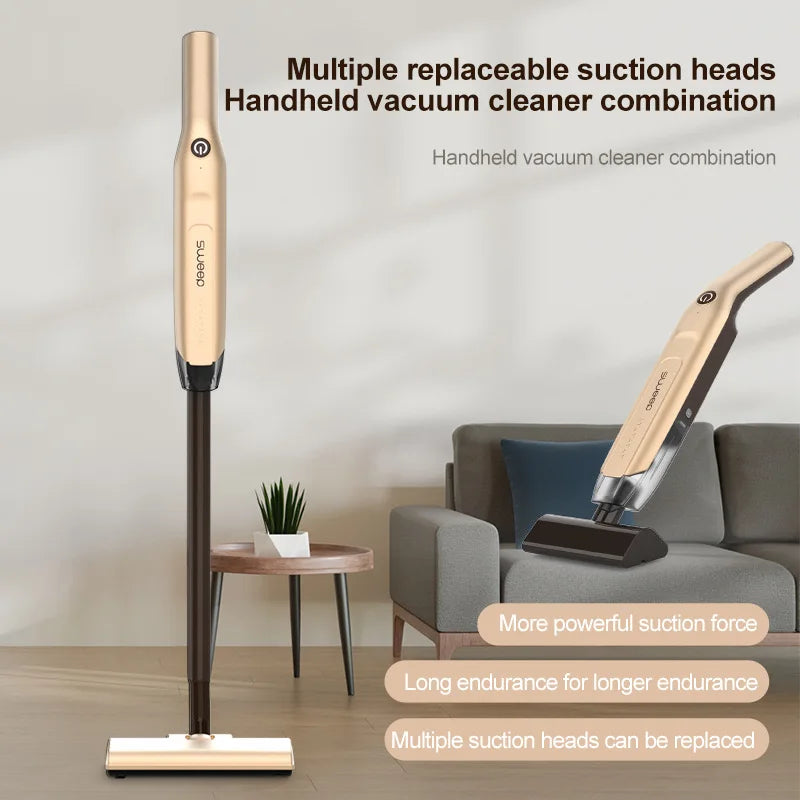Handheld Wireless Vacuum Cleaner 20000Pa, Powerful Car & Home Cleaning Machine, Metal Strainer, Portable & Cordless