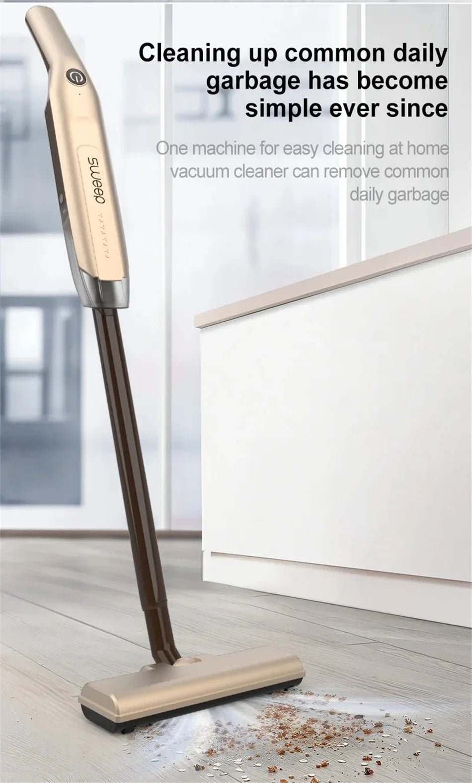 Handheld Wireless Vacuum Cleaner 20000Pa, Powerful Car & Home Cleaning Machine, Metal Strainer, Portable & Cordless