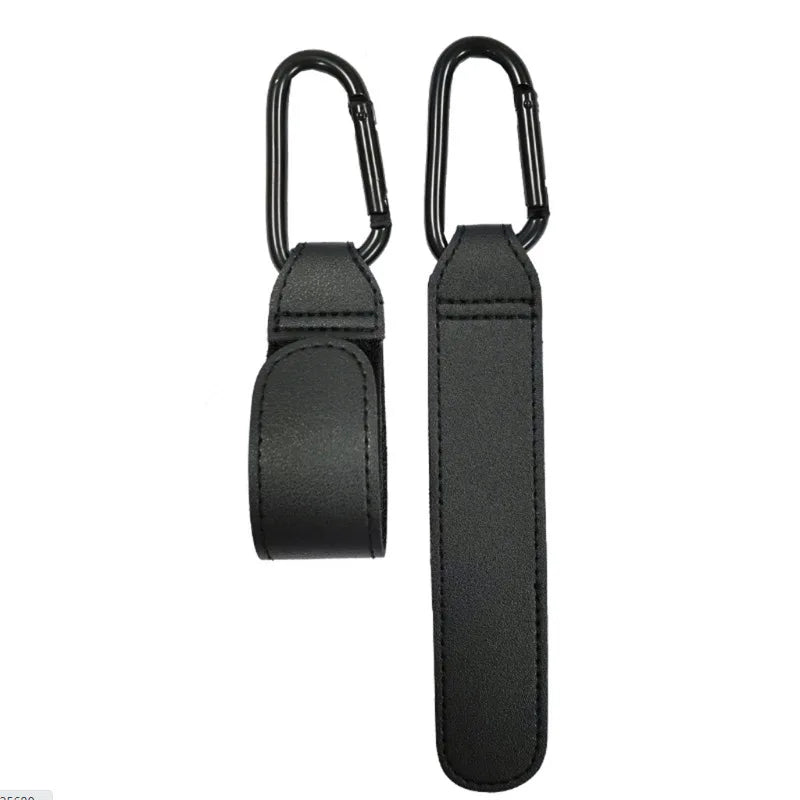 PU Leather Baby Bag Stroller Hook 360 Degree Rotatable Pram Cart Organizer Accessory for Strollers And Carts