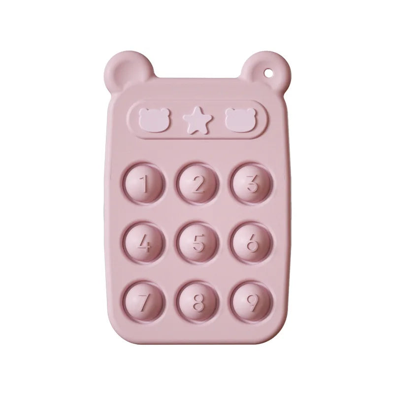 Food Grade Silicone Baby Teethers Animal Shape Teething Toys 0-12 Months Grinding Stick Pacifier Accessories BPA Free