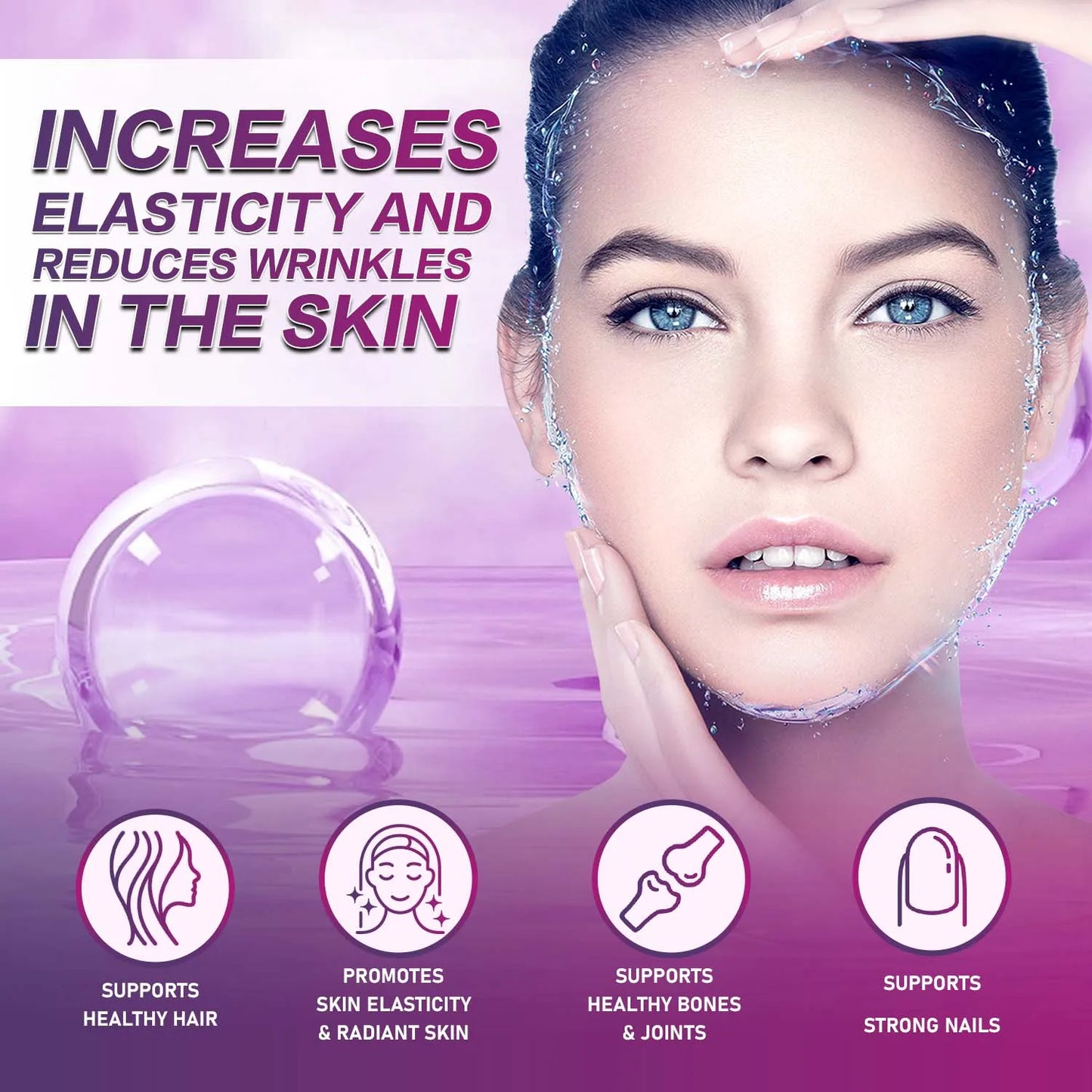 Super Collagen Peptides + Vitamin C - Hair, Skin & Nail Support