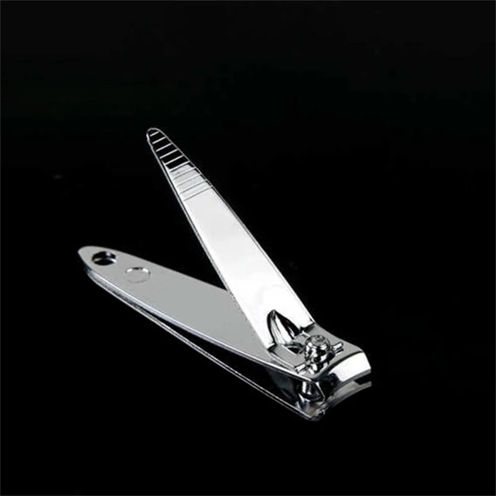 10-Piece Stainless Steel Manicure & Pedicure Tool Set with Leather Case