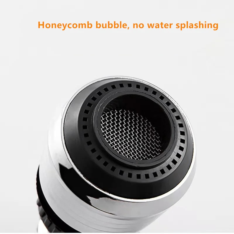 360 Degree Adjustment Faucet Extension Tube Water Saving Nozzle Filter Kitchen Water Tap Water Saving