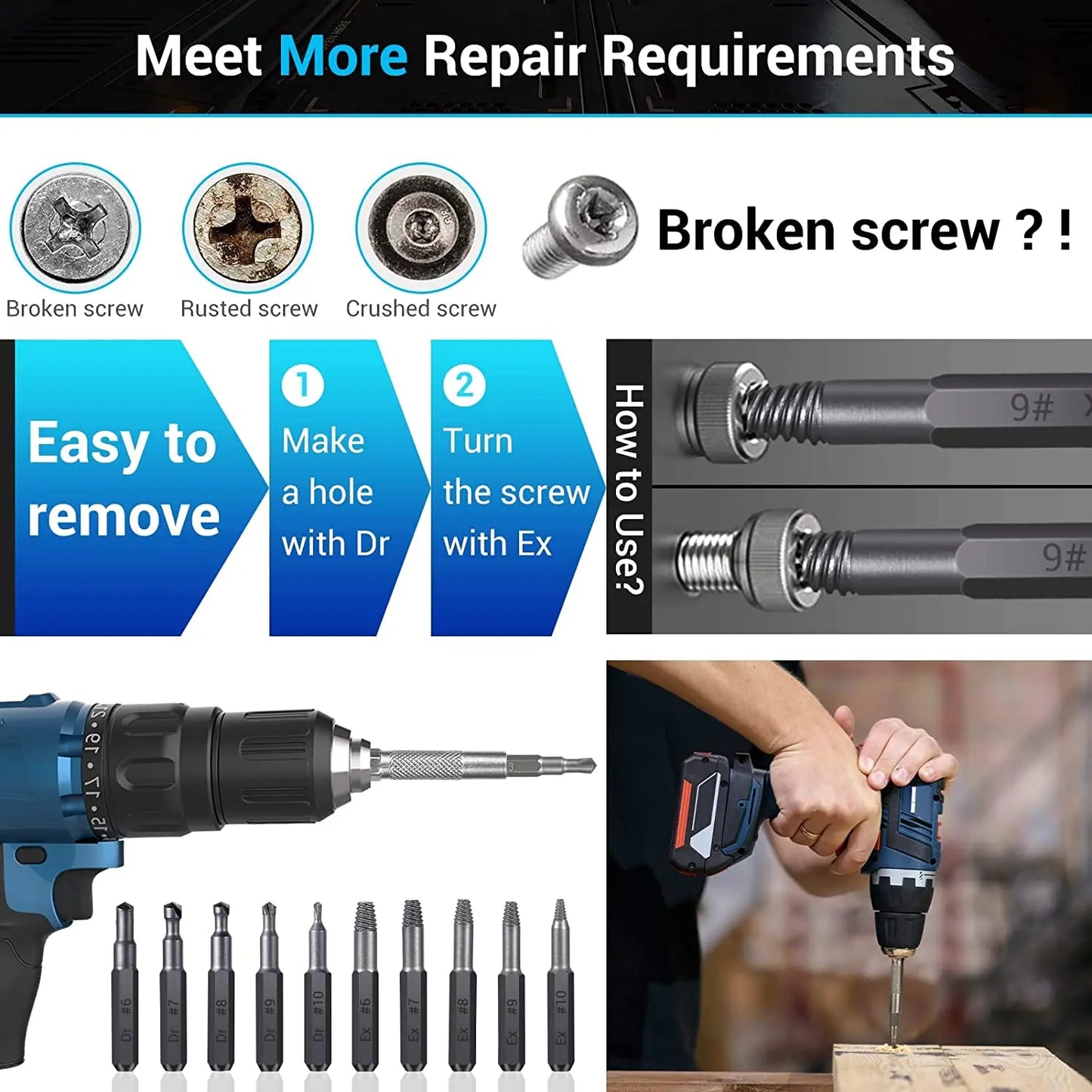 WOZOBUY Precision Screwdriver Set,140 in 1 Repair Tool Kit with 118 Bits Magnetic Screwdriver Set for Computer,Laptop,Phone Etc