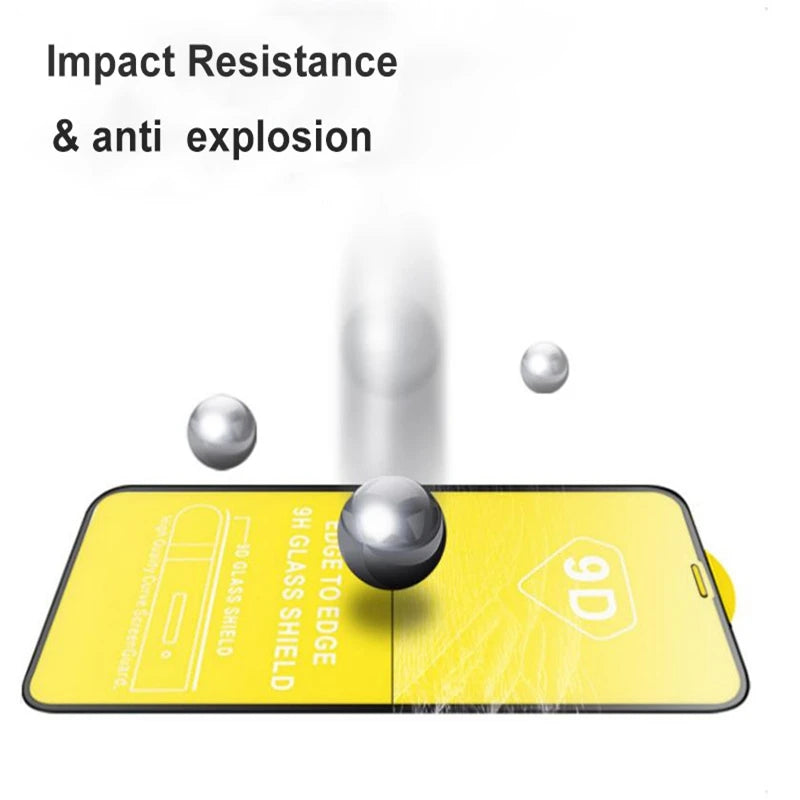 4PCS 9D Protective Tempered Glass Screen Protector