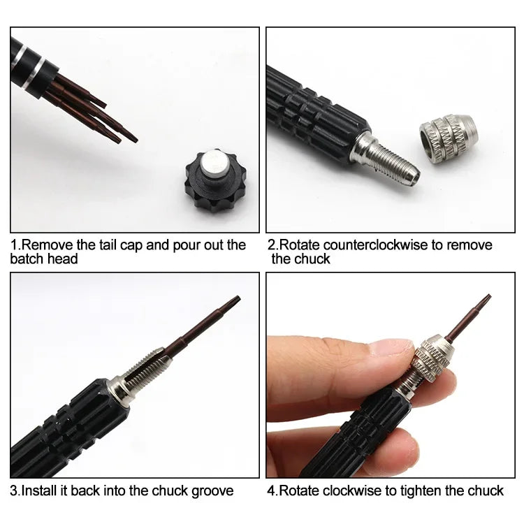 Screwdriver Set 5 in 1 Torx Multifunctional Opening Repair Tool Set Precision Screwdriver For Phones Tablet PC