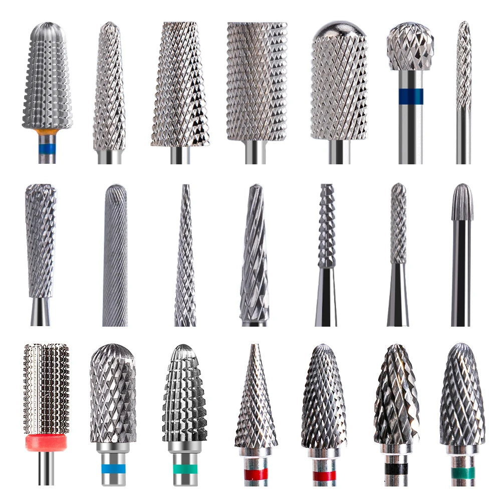 Ceramic Tungsten Carbide Nail Drill Bit for Electric Drill Machine (Manicure & Pedicure Tool)