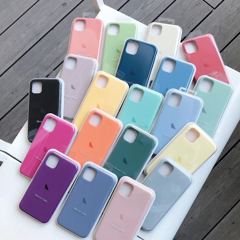 Silicone Case - iPhone 14, 13, 12, 11, 15, 16 Pro Max & Plus