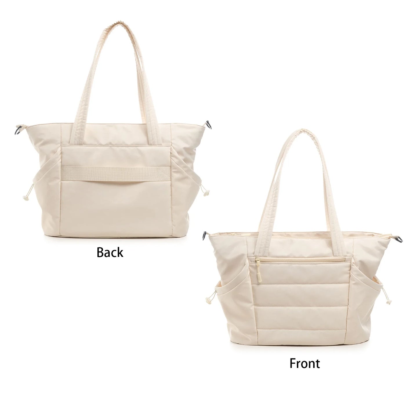 Large Travel Diaper Tote Bag with Change Pad Zippered Closure Multifunction Baby Bag for Mom And Dad Middle Size Tote Caddy