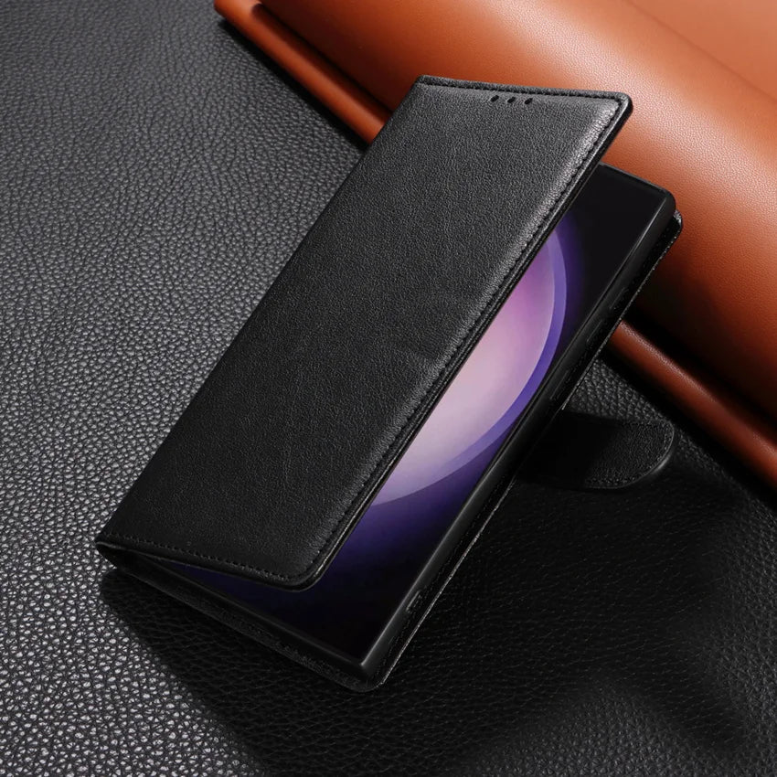 Leather Flip Wallet Case for Samsung Galaxy (Various Models)