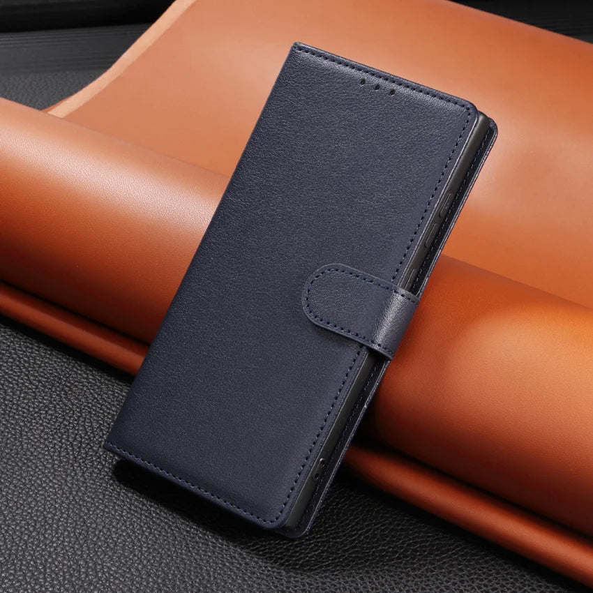 Leather Flip Wallet Case for Samsung Galaxy (Various Models)