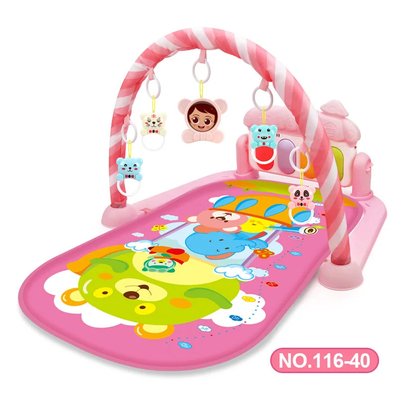 Multifunctional Baby Activity Gym Play Mat with Music