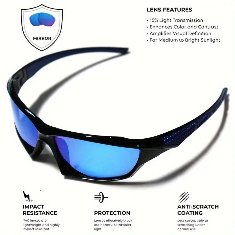 Polarized UV400 Fashion Sports Sunglasses for Men & Women