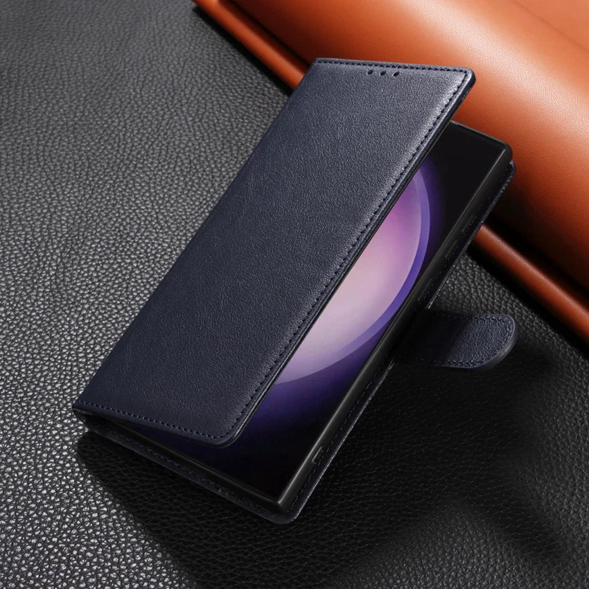 Leather Flip Wallet Case for Samsung Galaxy (Various Models)
