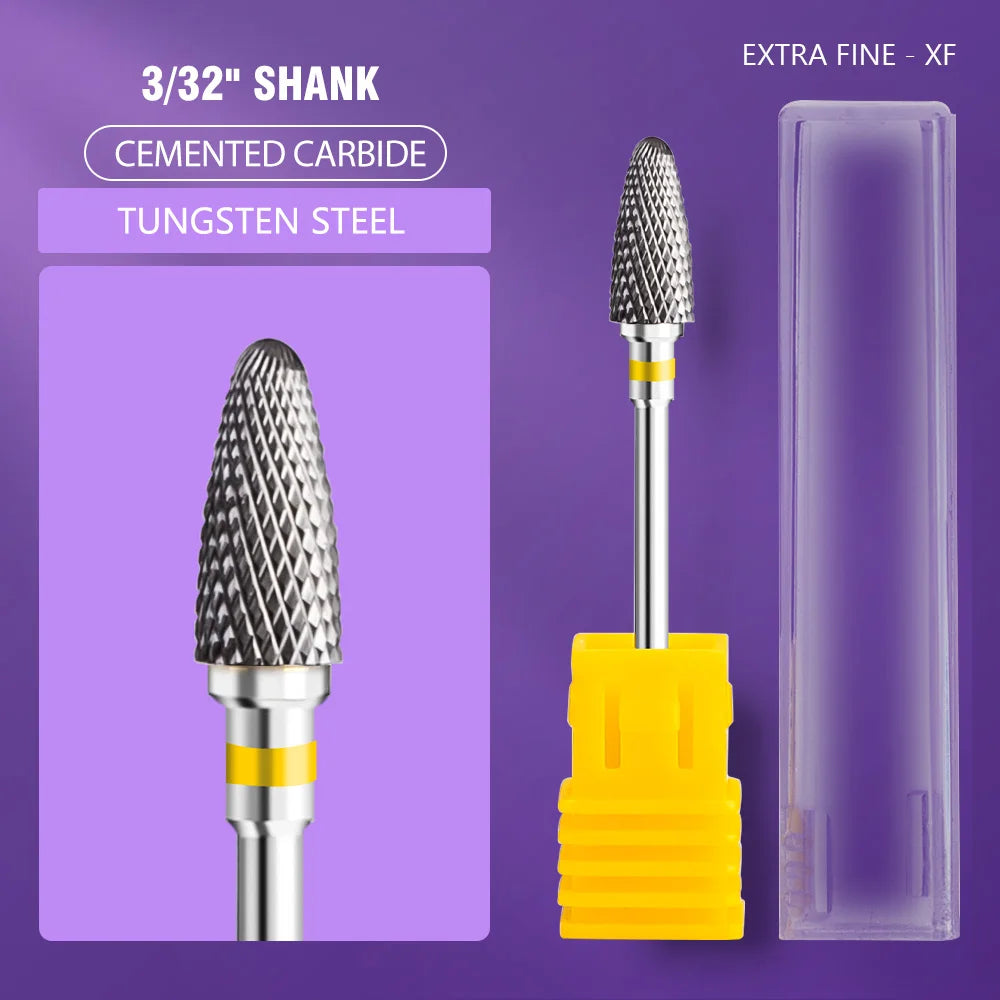 Ceramic Tungsten Carbide Nail Drill Bit for Electric Drill Machine (Manicure & Pedicure Tool)