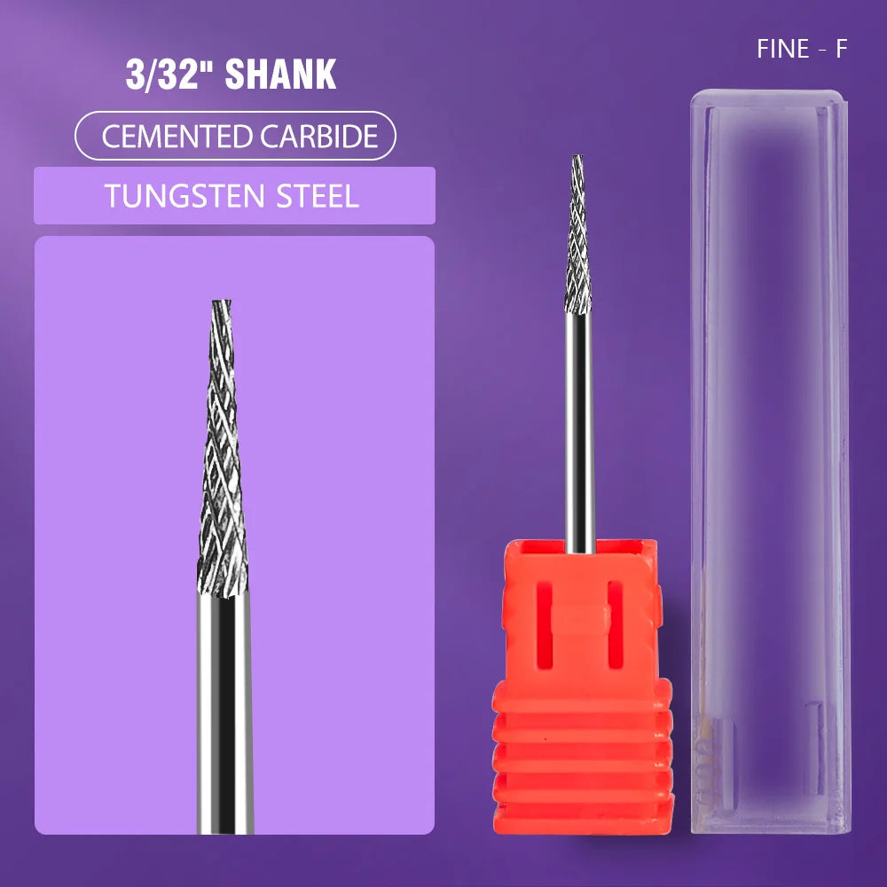 Ceramic Tungsten Carbide Nail Drill Bit for Electric Drill Machine (Manicure & Pedicure Tool)