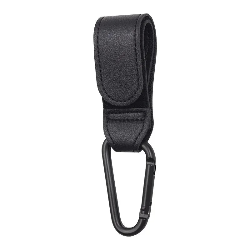 PU Leather Baby Bag Stroller Hook 360 Degree Rotatable Pram Cart Organizer Accessory for Strollers And Carts