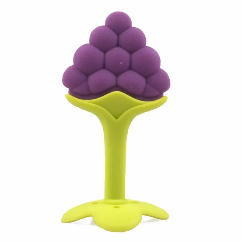 Baby Food Grade Silicone PP Training Nipple with Pig Handle – Pacifier Feeder for Milk & Fresh Fruit Nibbler