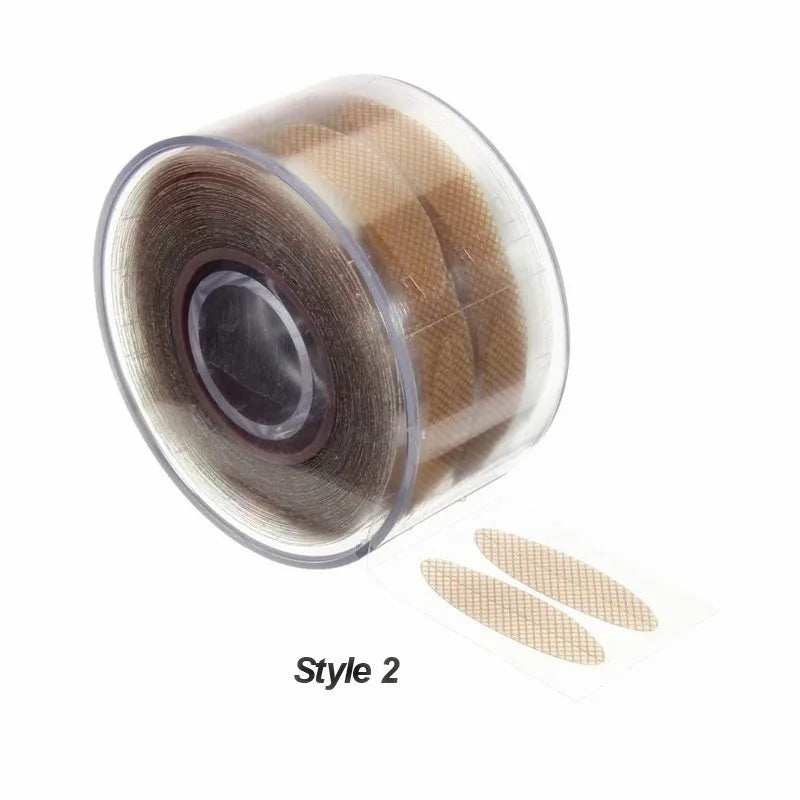 600 Pcs Eye Lift Strips Double Eyelid Tape Clear Gray Eyelid Stripe Big Eyes Invisible Double Fold Eyelid Sticker