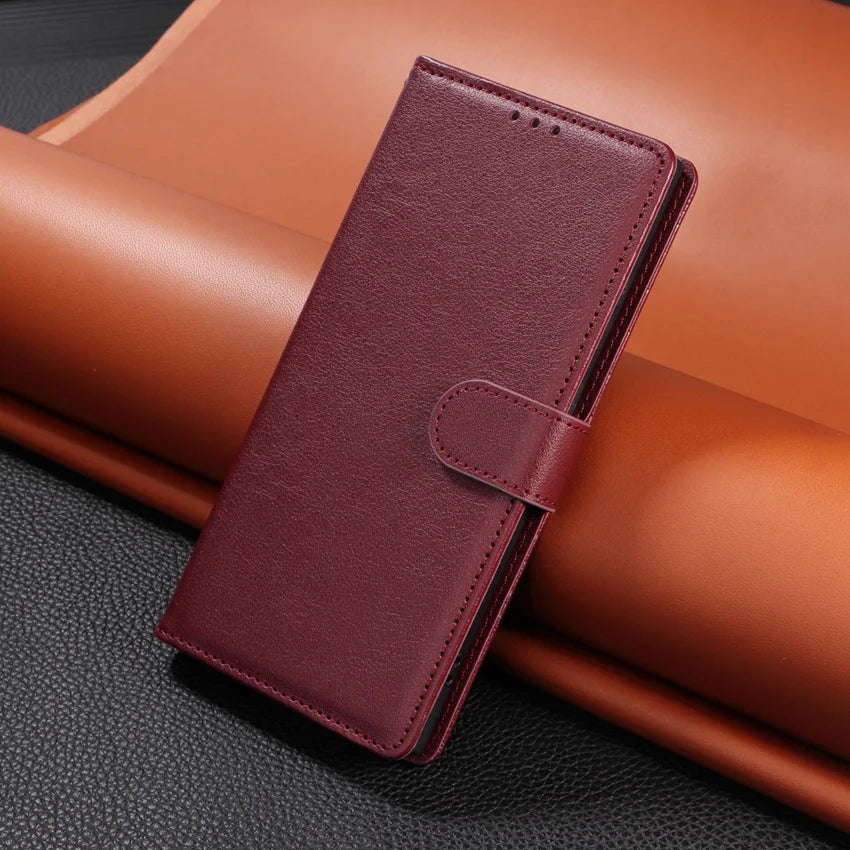 Leather Flip Wallet Case for Samsung Galaxy (Various Models)