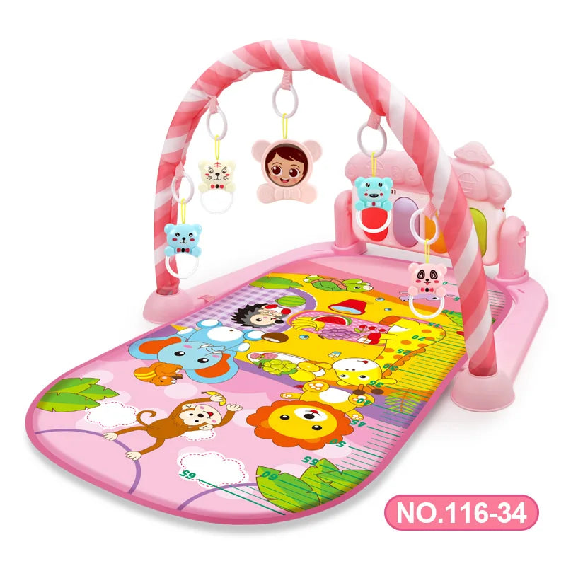 Multifunctional Baby Activity Gym Play Mat with Music