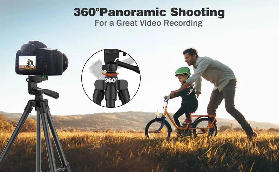 Phone Tripod For Video Recording Phone Tripod Stand with Bluetooth Remote Universal Camera Phone Photography Stand For SLRCamera