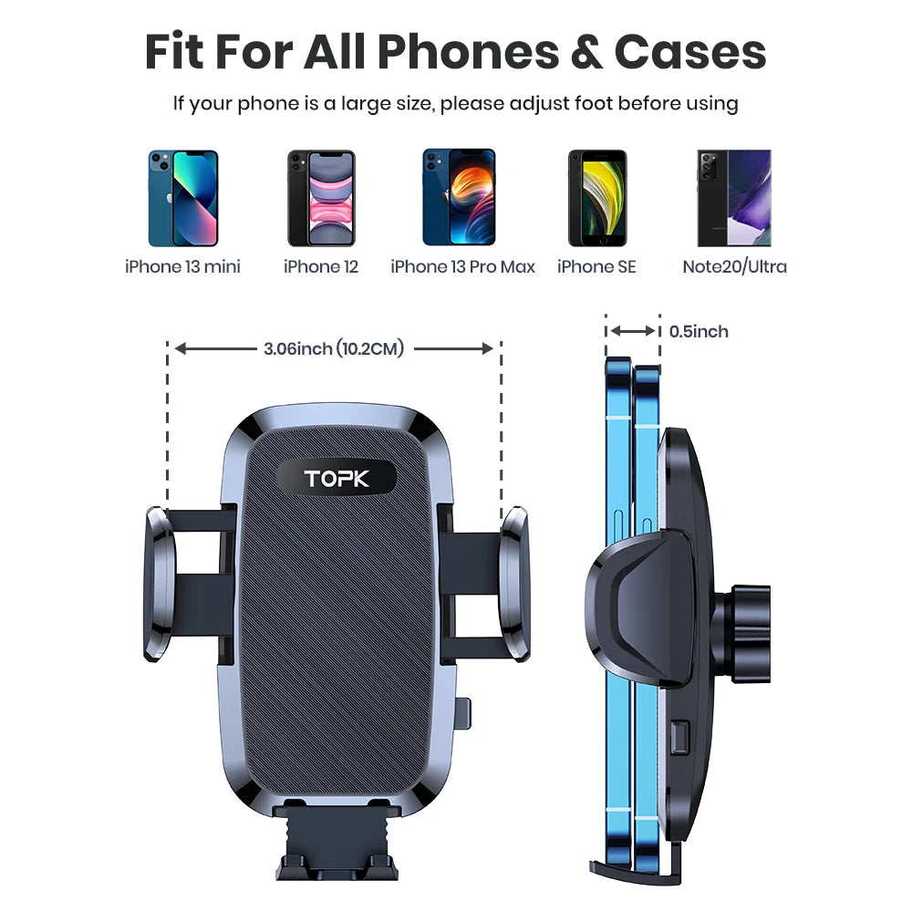 Universal Car Phone Holder – Air Vent Clip Mount