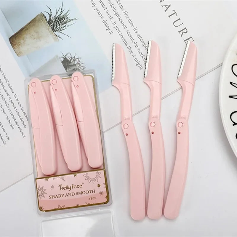 Eyebrow Trimmer Eyebrow Razor Shaver Blade Eyebrow Shaper Face Razor Facial Hair Remover for Women Beauty