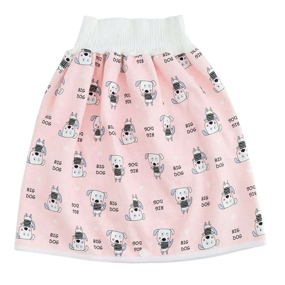 Waterproof Baby Diaper Pants Skirt for Potty Training Unisex Comfy Sleepwear for Boys And Girls 3-15kg Age Range