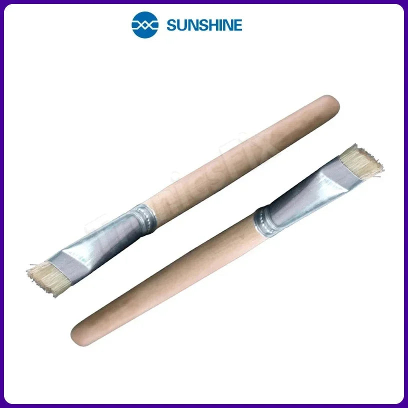 SUNSHINE SS-022a/022b Mobile Phone Motherboard Welding Pad Clean Brush Stiff Brush for Solder Paste Welding Oil Flux Clean Tools