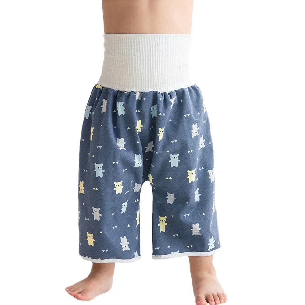 Waterproof Baby Diaper Pants Skirt for Potty Training Unisex Comfy Sleepwear for Boys And Girls 3-15kg Age Range