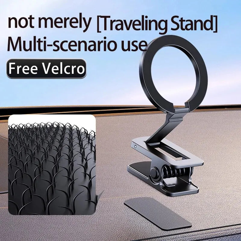 Magnetic Car Phone Mount For iPhone, Samsung Foldable