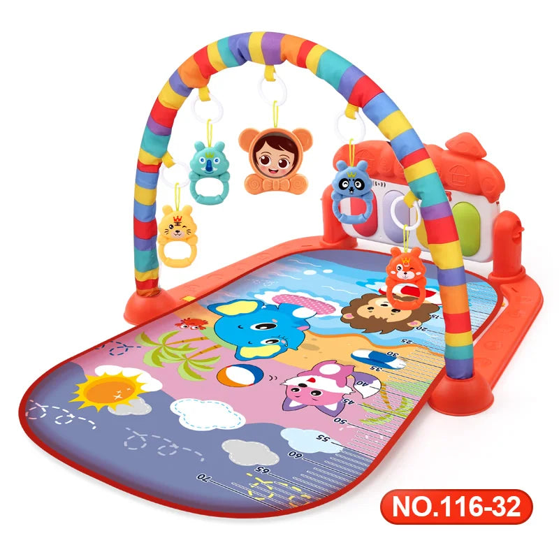 Multifunctional Baby Activity Gym Play Mat with Music