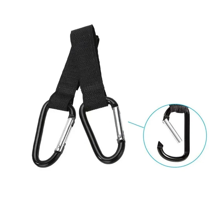 PU Leather Baby Bag Stroller Hook 360 Degree Rotatable Pram Cart Organizer Accessory for Strollers And Carts