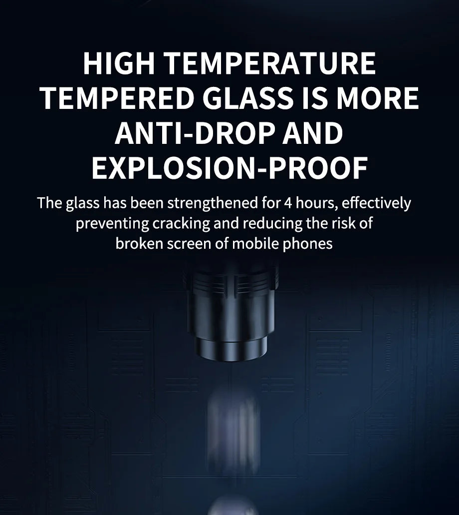 3Pcs Tempered Glass for iPhone 14 13 12 11 15 Pro Max Mini Screen Protector