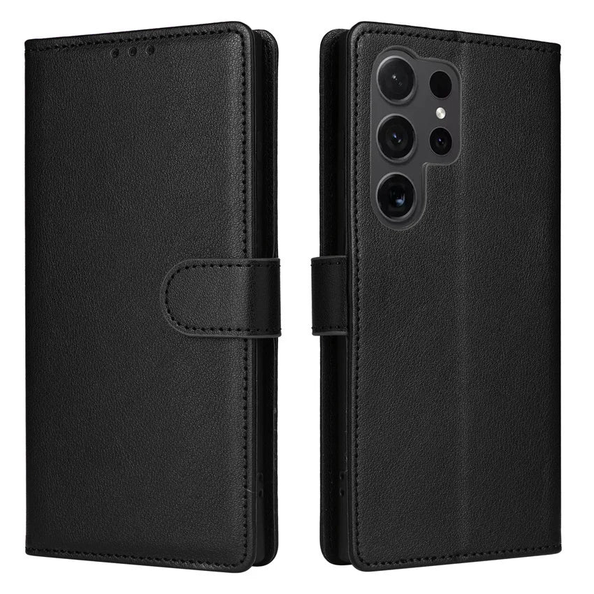 Leather Flip Wallet Case for Samsung Galaxy (Various Models)