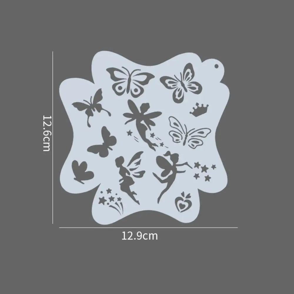 Face Paint Stencils Professional Body Art Paint Stencils Reusable for Adults Kids Easily Use Templates for Parties