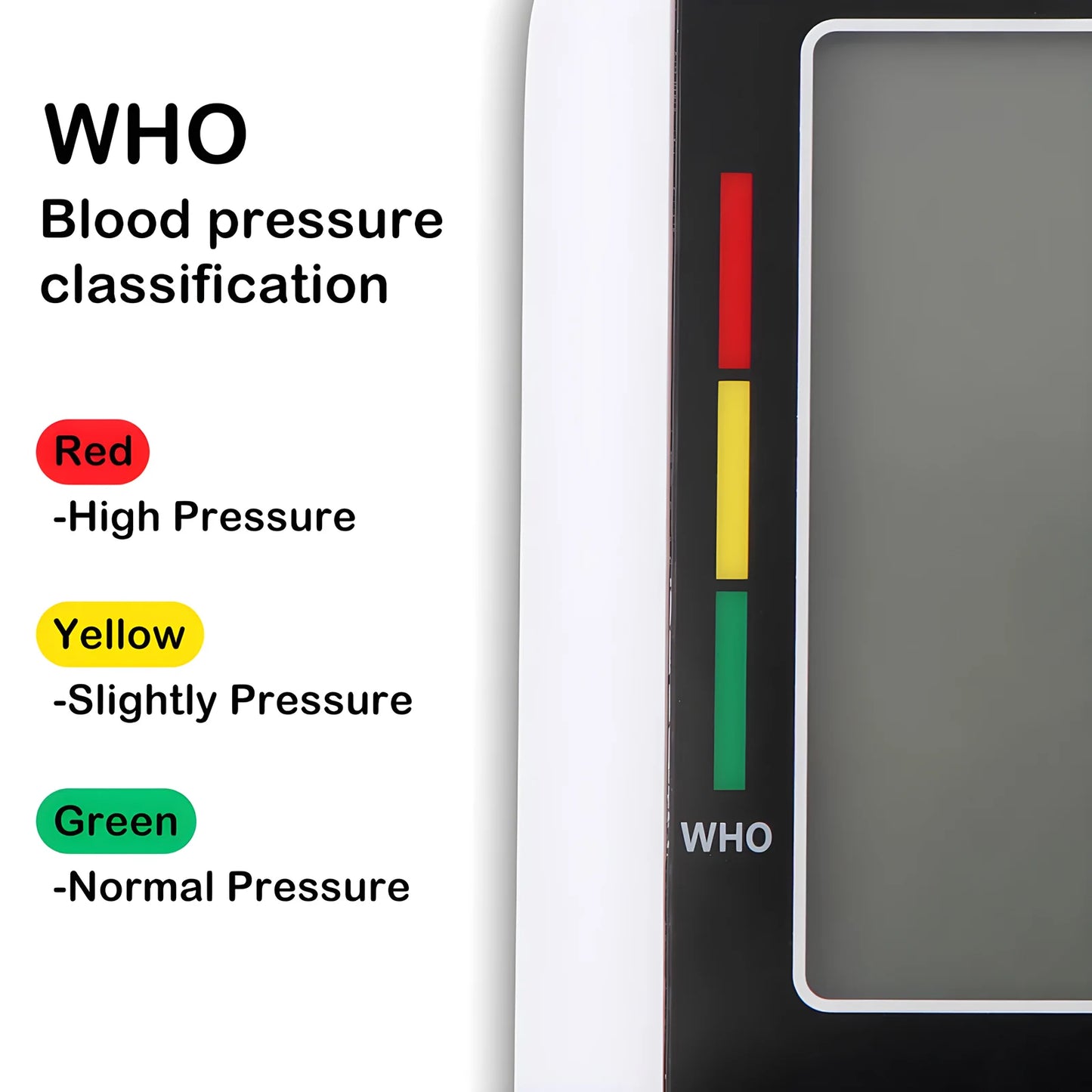 Wholesale Digital Blood Pressure Monitor with Arm Cuff & Big Screen