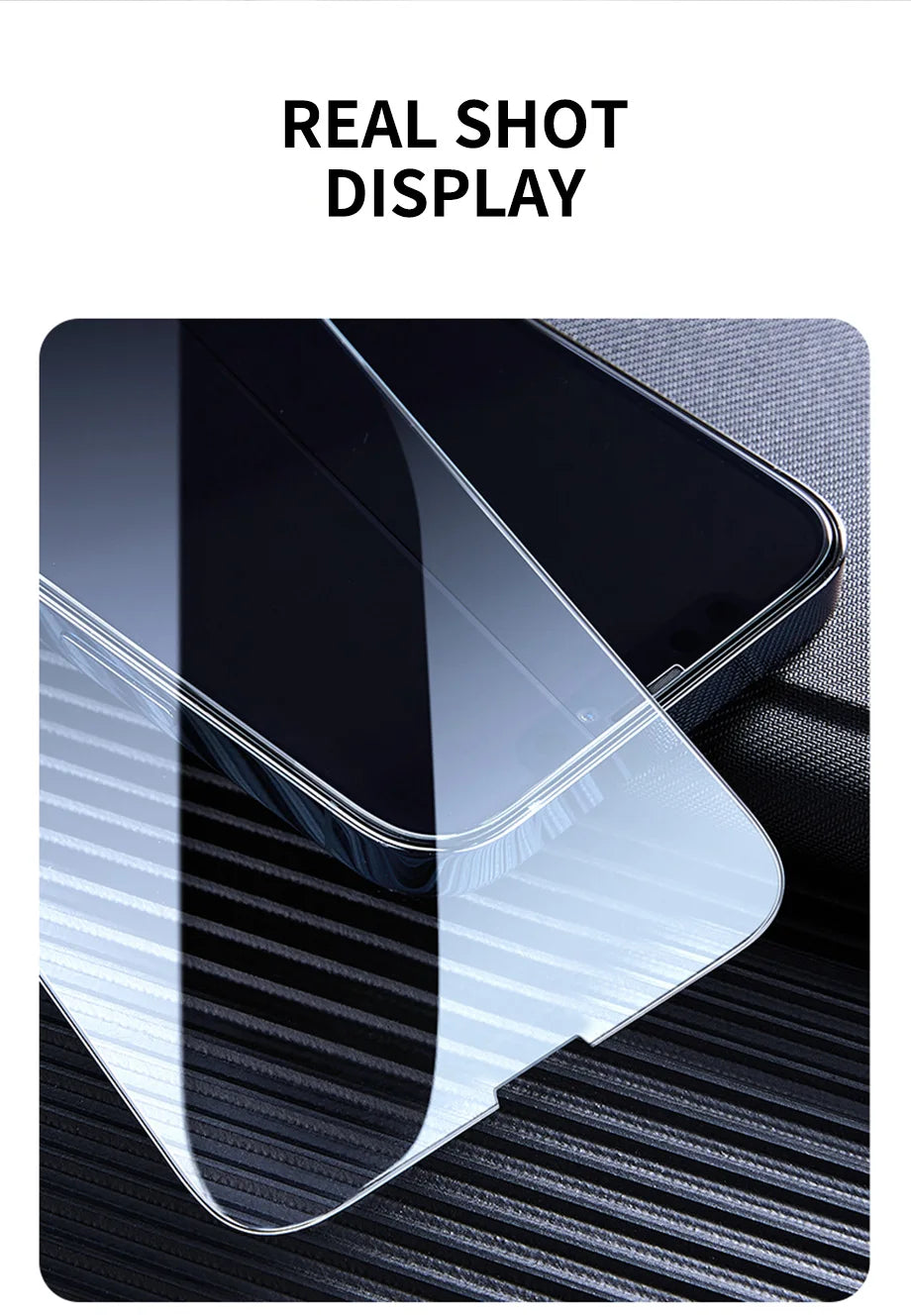 3Pcs Tempered Glass for iPhone 14 13 12 11 15 Pro Max Mini Screen Protector