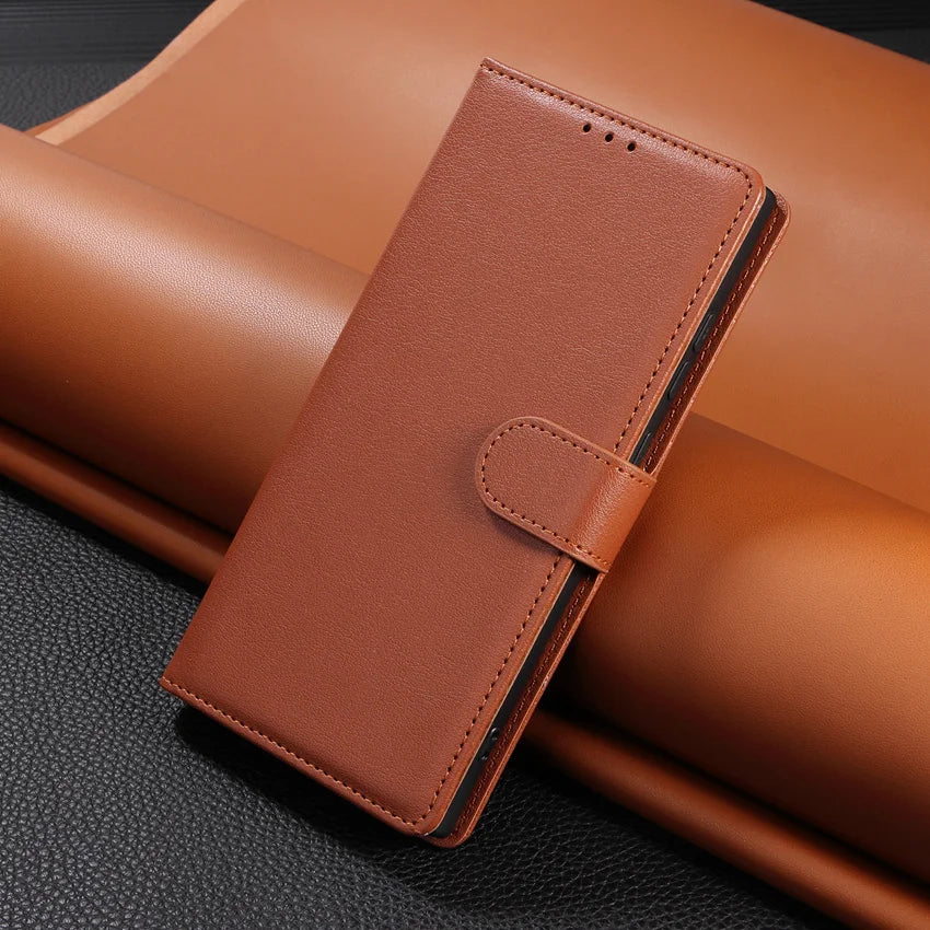 Leather Flip Wallet Case for Samsung Galaxy (Various Models)