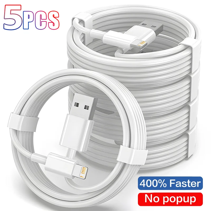 Charging Cable for iPhone 14/13/12/11 Pro Max 1-5 Pcs