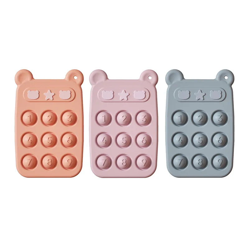 Food Grade Silicone Baby Teethers Animal Shape Teething Toys 0-12 Months Grinding Stick Pacifier Accessories BPA Free