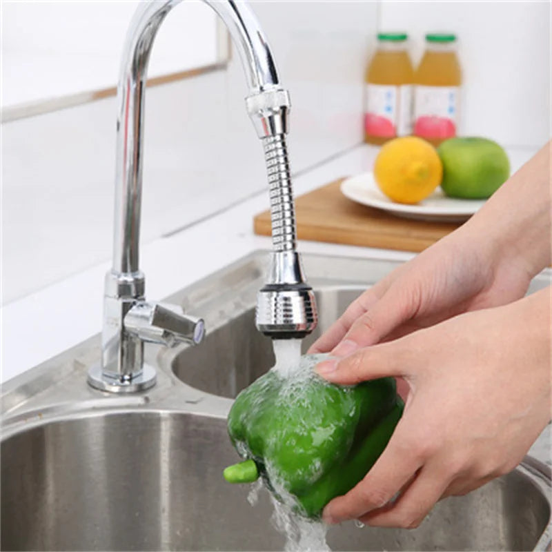 360 Degree Adjustment Faucet Extension Tube Water Saving Nozzle Filter Kitchen Water Tap Water Saving