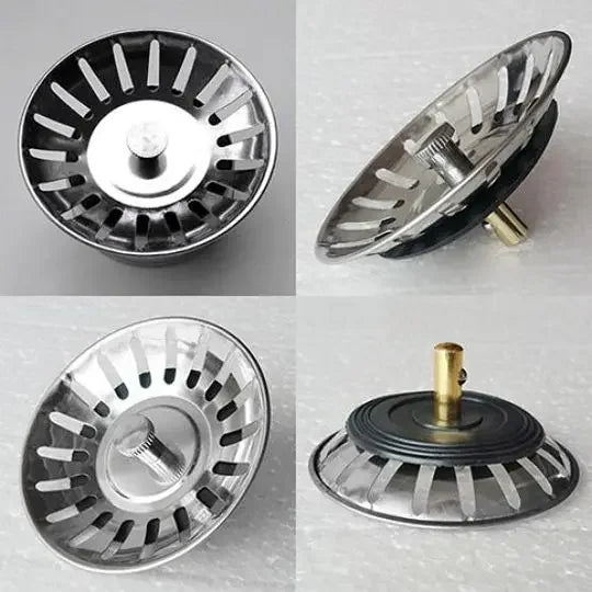 Wholesale Stainless Steel Kitchen Sink Strainers with Handle Stopper