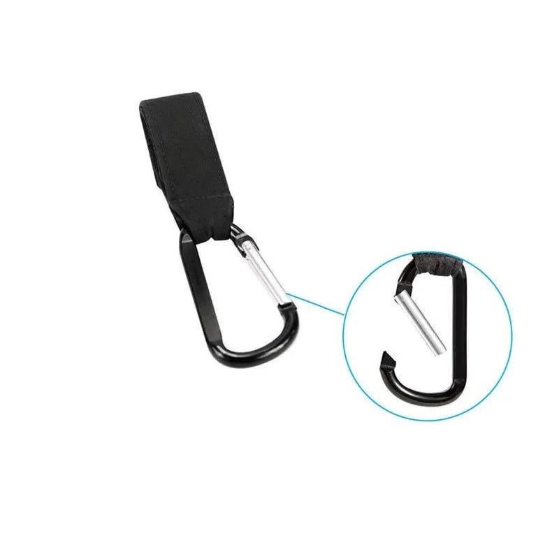 PU Leather Baby Bag Stroller Hook 360 Degree Rotatable Pram Cart Organizer Accessory for Strollers And Carts